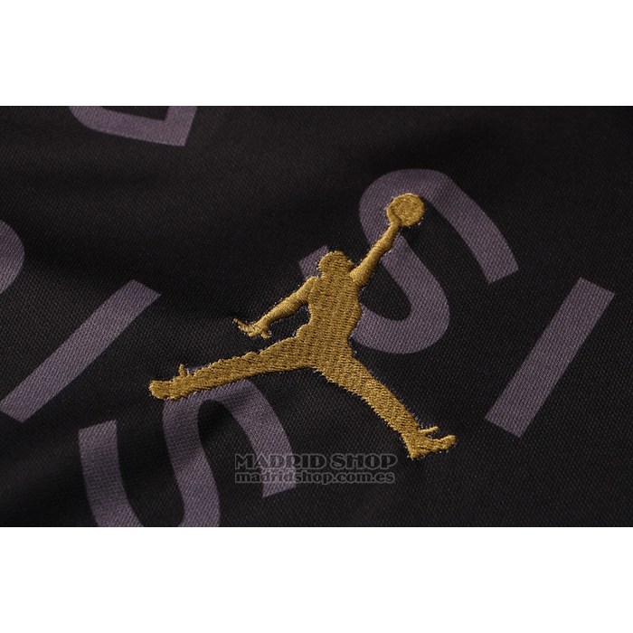 Chandal del Paris Saint-Germain Jordan Manga Corta 2021-2022 Negro